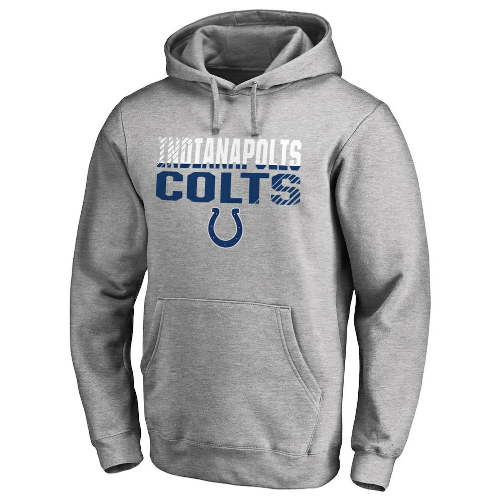Indianapolis Colts Iconic Collection Fade Out Pullover Hoodie | NFL Outlet