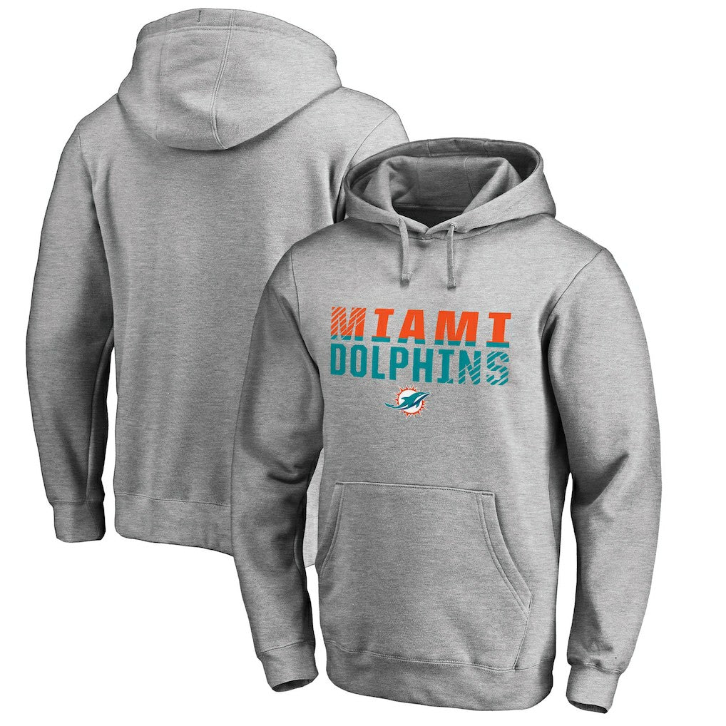 Miami Dolphins Iconic Collection Fade Out Pullover Hoodie | NFL US