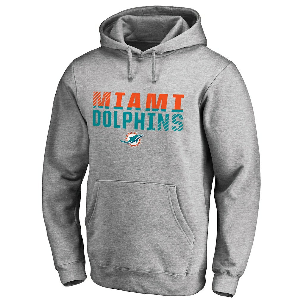 Miami Dolphins Iconic Collection Fade Out Pullover Hoodie | NFL US