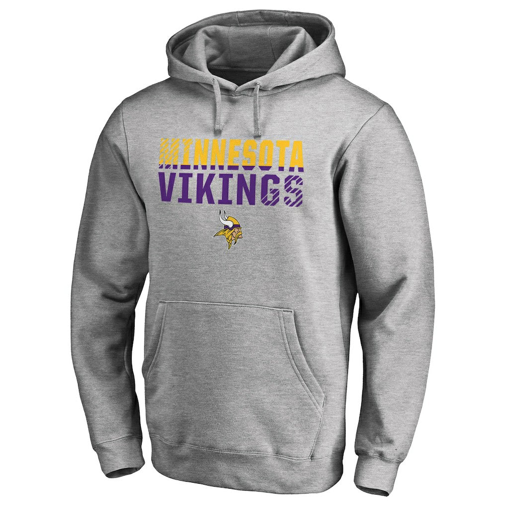 Minnesota Vikings Iconic Collection Fade Out Pullover Hoodie | NFL Discount