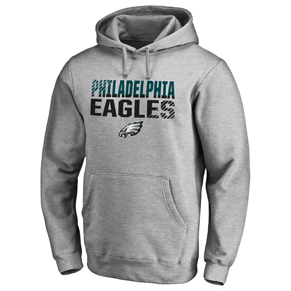 Philadelphia Eagles Iconic Collection Fade Out Pullover Hoodie | NFL Sale