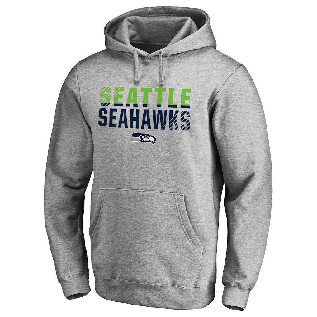 Seattle Seahawks Iconic Collection Fade Out Pullover Hoodie | NFL Discount