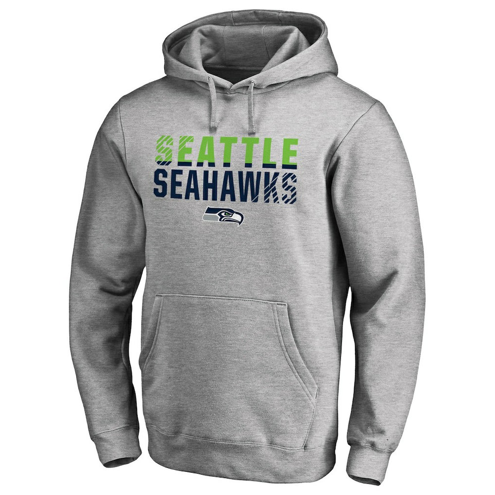 Seattle Seahawks Iconic Collection Fade Out Pullover Hoodie | NFL Discount