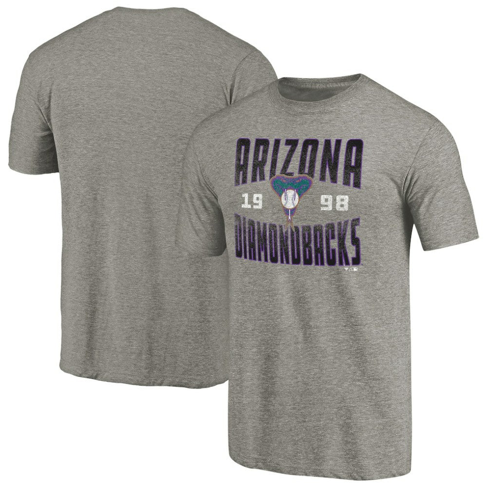 Arizona Diamondbacks Cooperstown Collection Antique Stack Tri-Blend T-Shirt - MLB T-shirts