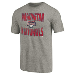 Washington Nationals Cooperstown Collection Antique Stack Tri-Blend T-Shirt - MLB T-shirts