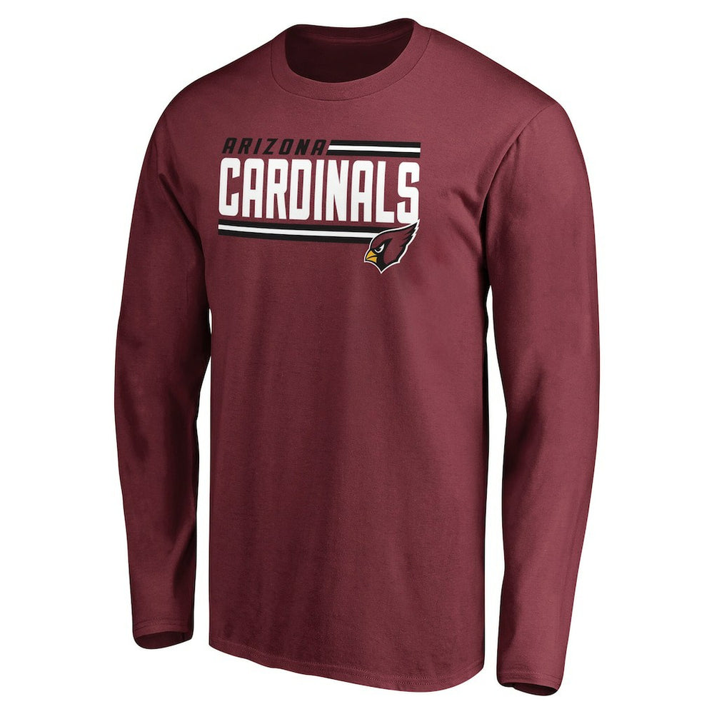 Arizona Cardinals Iconic Collection On Side Stripe Long Sleeve T-Shirt | NFL US