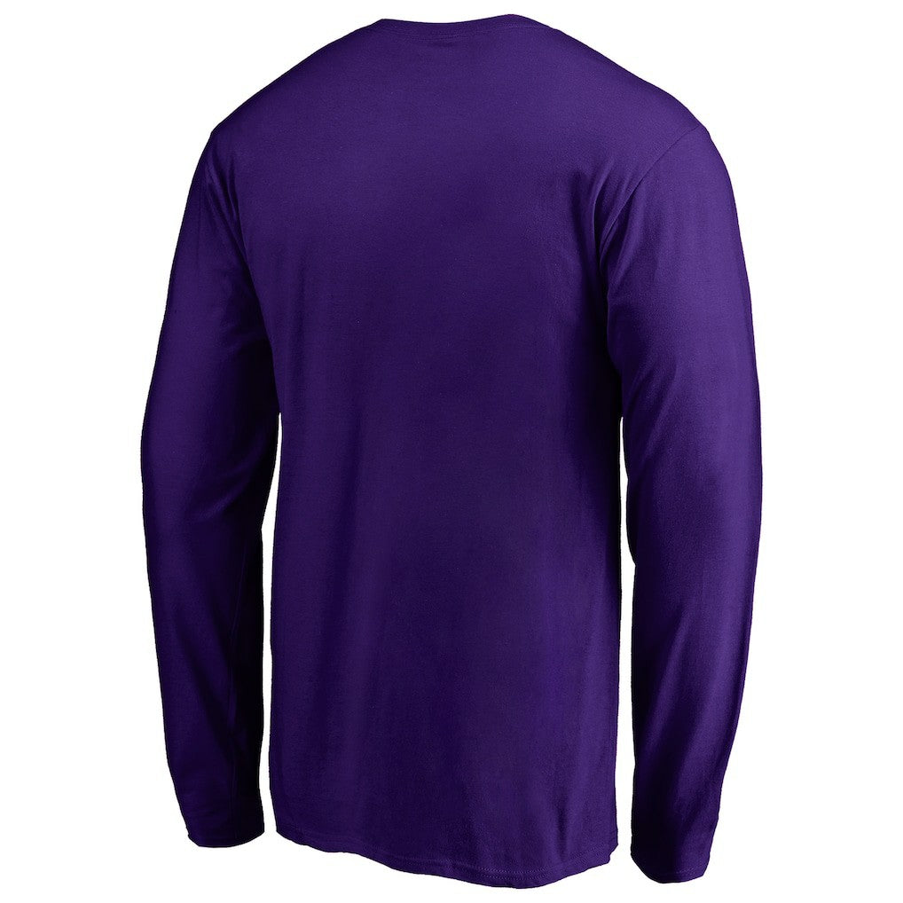 Baltimore Ravens Iconic Collection On Side Stripe Long Sleeve T-Shirt | NFL Sale
