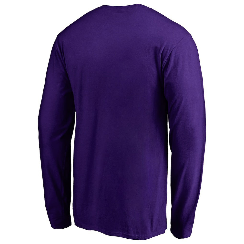 Baltimore Ravens Iconic Collection On Side Stripe Long Sleeve T-Shirt | NFL Sale