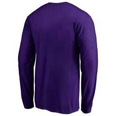 Baltimore Ravens Iconic Collection On Side Stripe Long Sleeve T-Shirt | NFL Sale