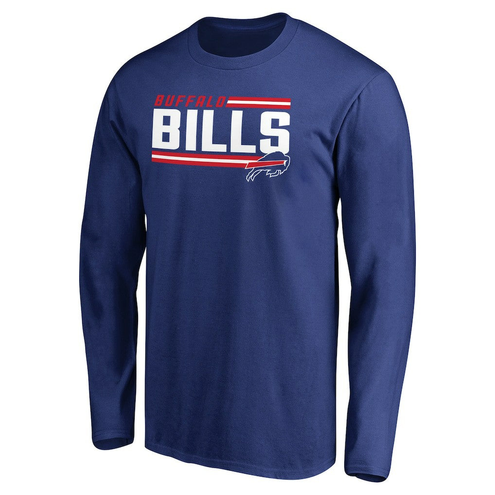 Buffalo Bills Iconic Collection On Side Stripe Long Sleeve T-Shirt | NFL Online