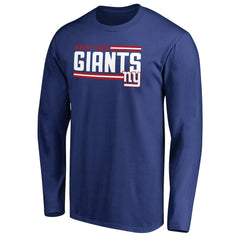 New York Giants Iconic Collection On Side Stripe Long Sleeve T-Shirt | NFL Near me