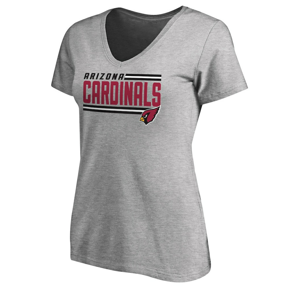 Arizona Cardinals Women's Iconic Collection On Side Stripe V-Neck T-Shirt | NFL Near me