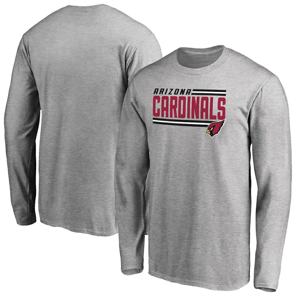 Arizona Cardinals Iconic Collection On Side Stripe Long Sleeve T-Shirt | NFL Sale