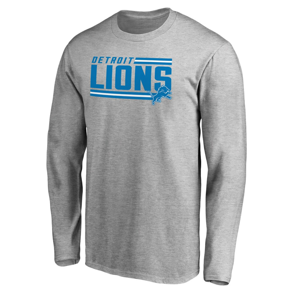 Detroit Lions Iconic Collection On Side Stripe Long Sleeve T-Shirt | NFL Sale