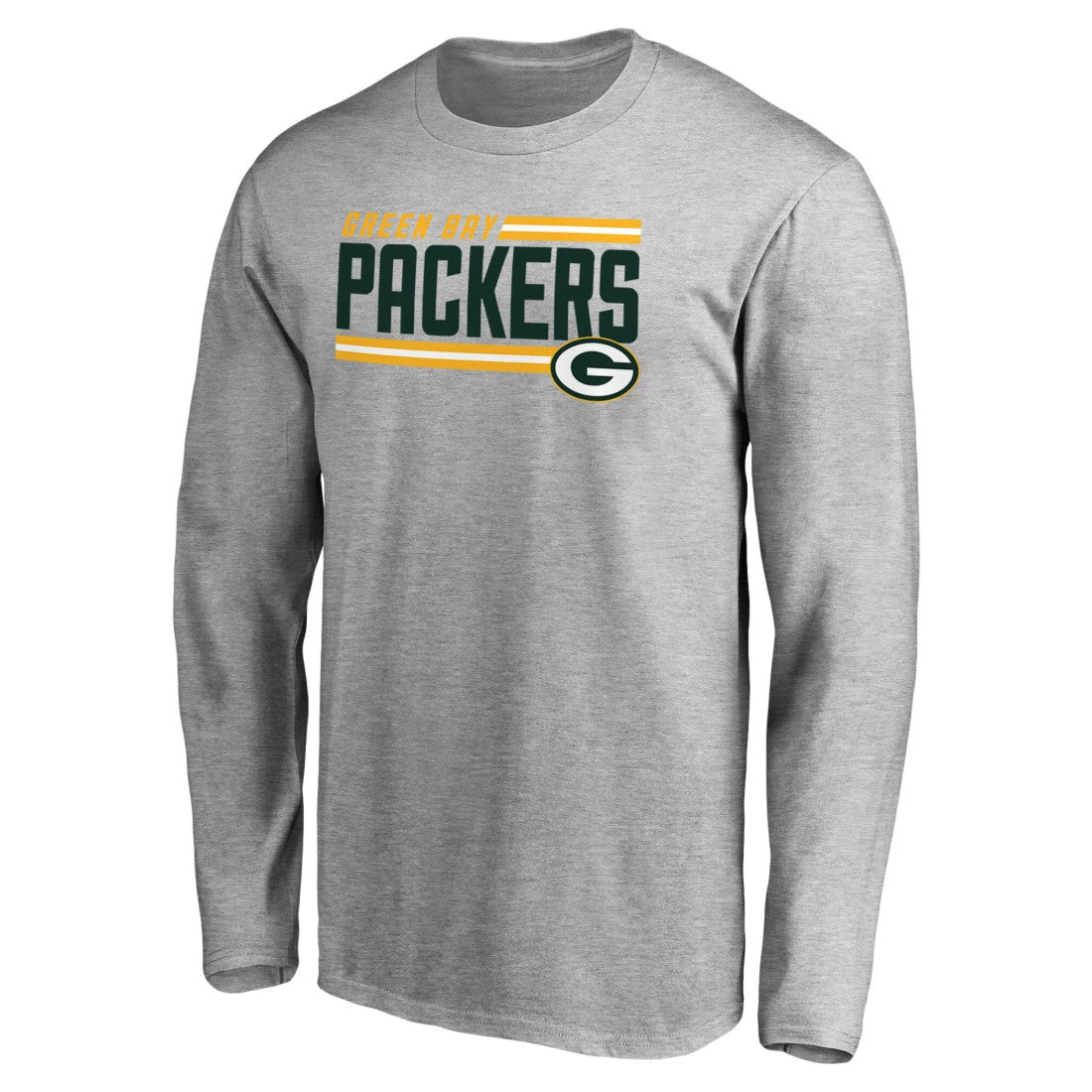 Green Bay Packers Iconic Collection On Side Stripe Long Sleeve T-Shirt | NFL Sale