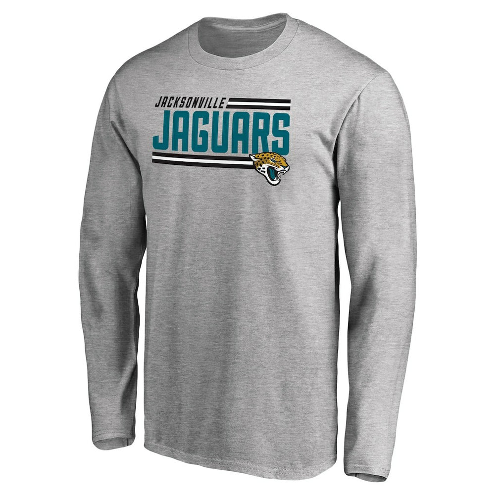 Jacksonville Jaguars Iconic Collection On Side Stripe Long Sleeve T-Shirt | NFL US