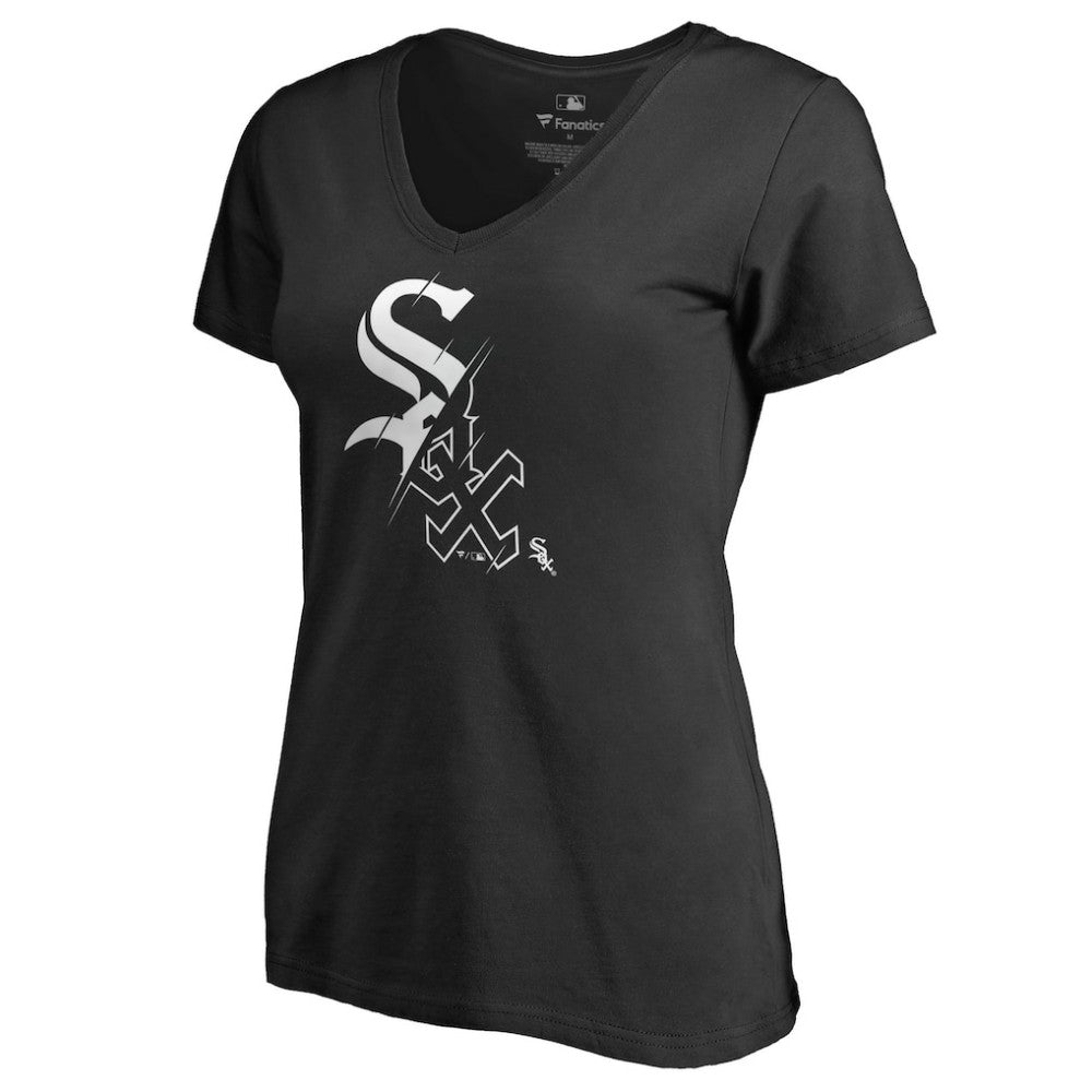 Chicago White Sox Women's X-Ray V-Neck T-Shirt - MLB T-shirts