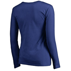 Indianapolis Colts Women's Iconic Collection Script Assist Long Sleeve V-Neck T-Shirt | NFL US