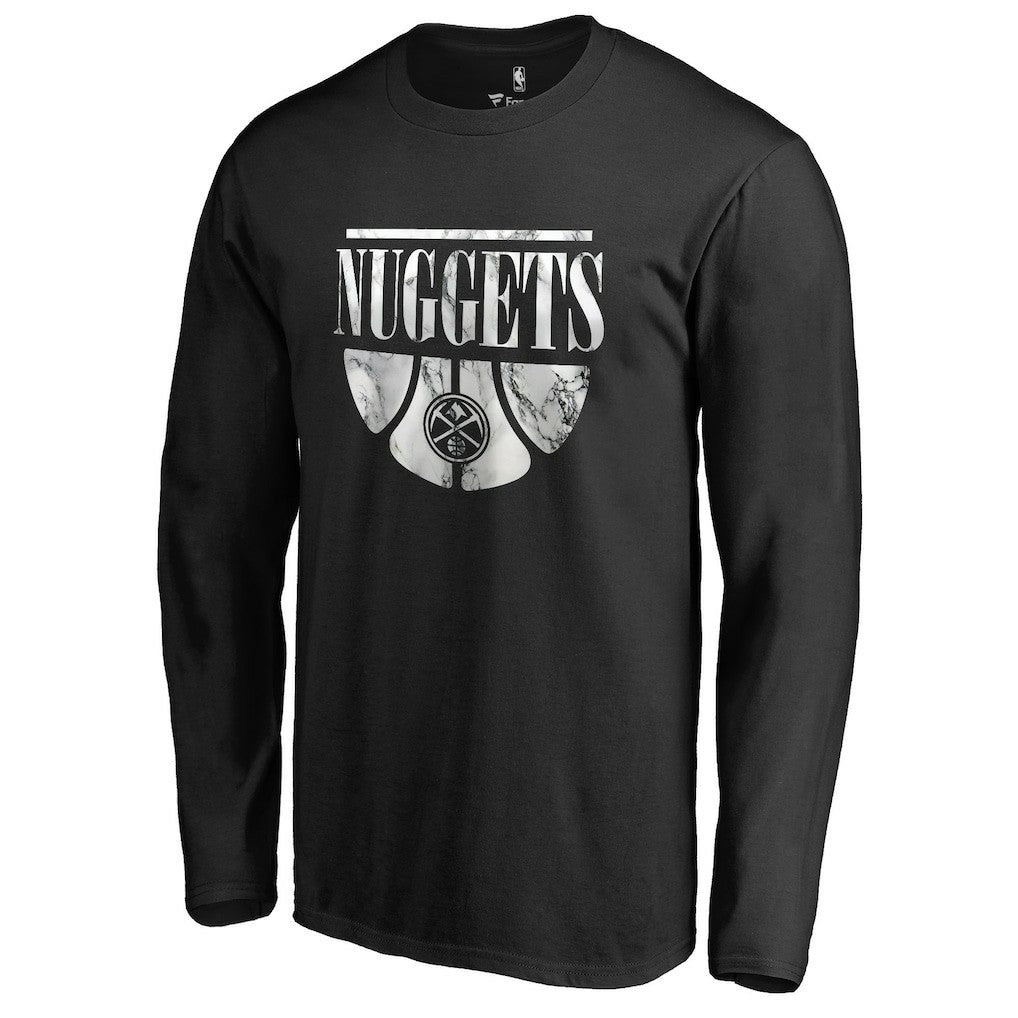 Black Denver Nuggets Buckets Long Sleeve T-Shirt sale | NBA