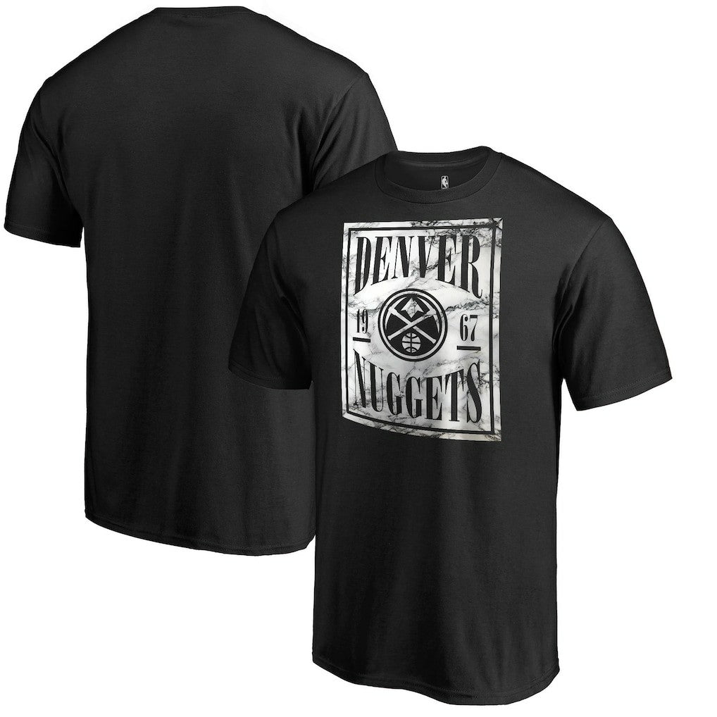 Denver Nuggets Black Court Vision T-Shirt on sale | NBA