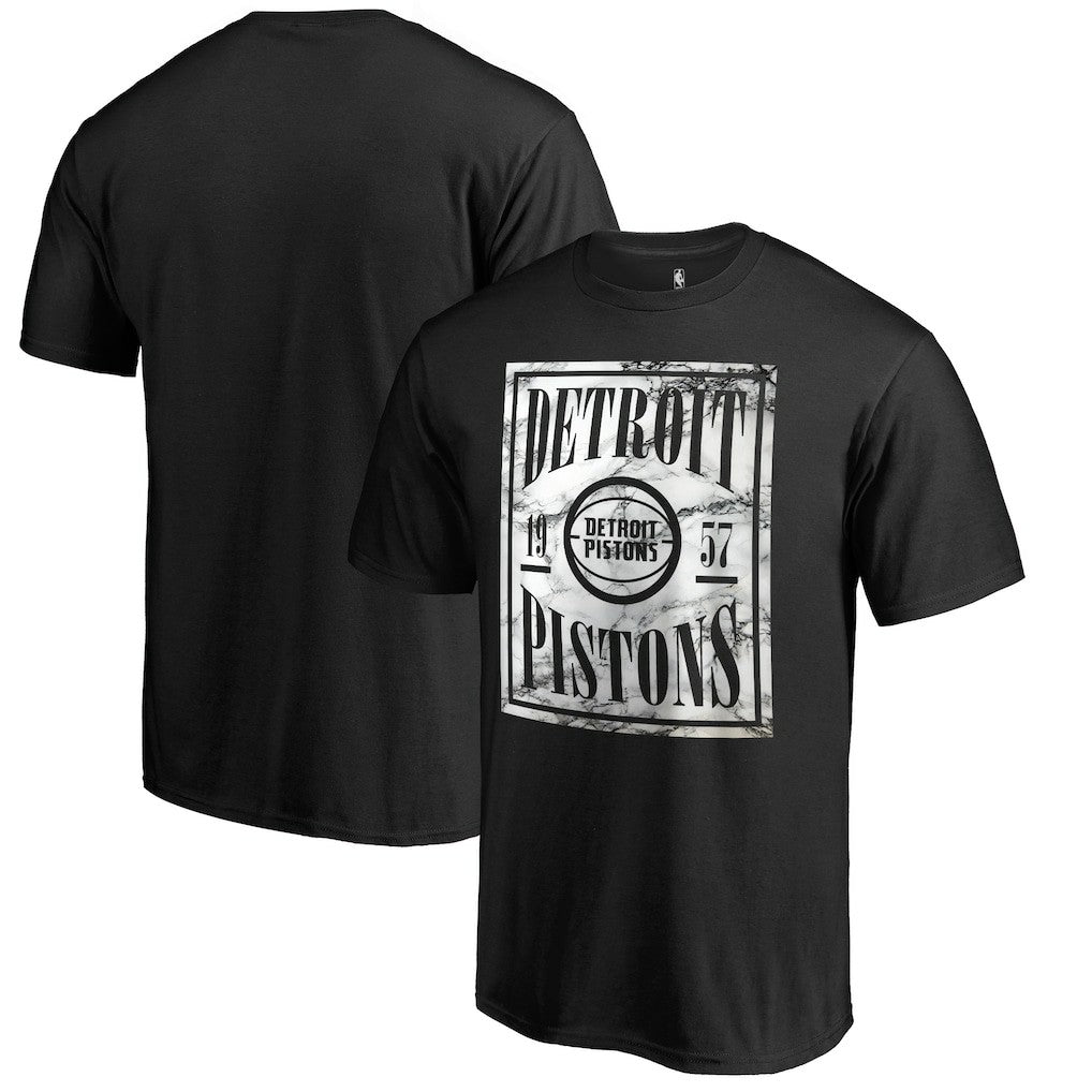 Detroit Pistons Black Court Vision T-Shirt sale | NBA
