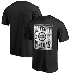 Detroit Pistons Black Court Vision T-Shirt sale | NBA