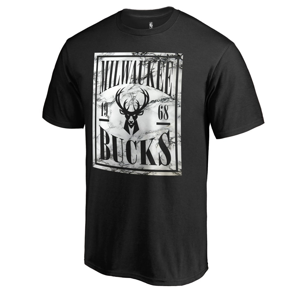 Milwaukee Bucks Black Court Vision T-Shirt shop | NBA