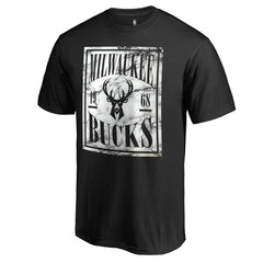Milwaukee Bucks Black Court Vision T-Shirt shop | NBA
