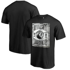 Minnesota Timberwolves Black Court Vision T-Shirt discount | NBA