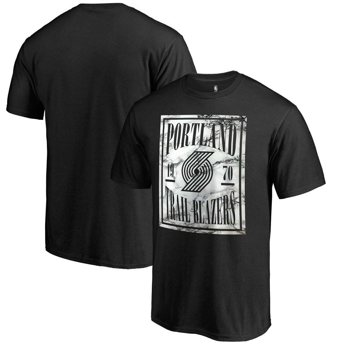 Portland Trail Blazers Black Court Vision T-Shirt discount | NBA