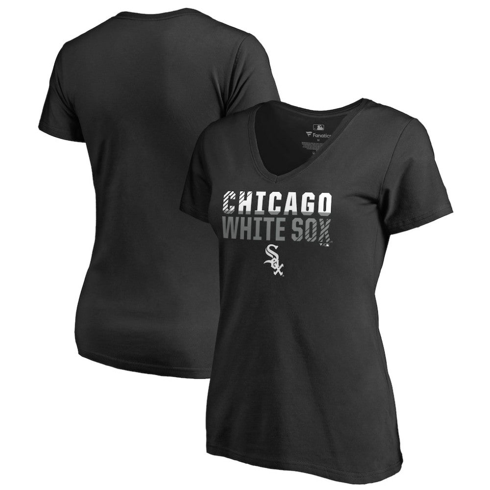 Chicago White Sox Women's Fade Out V-Neck T-Shirt - MLB T-shirts