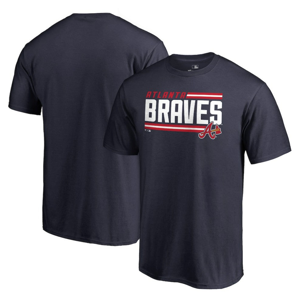 Atlanta Braves Onside Stripe T-Shirt - MLB T-shirts