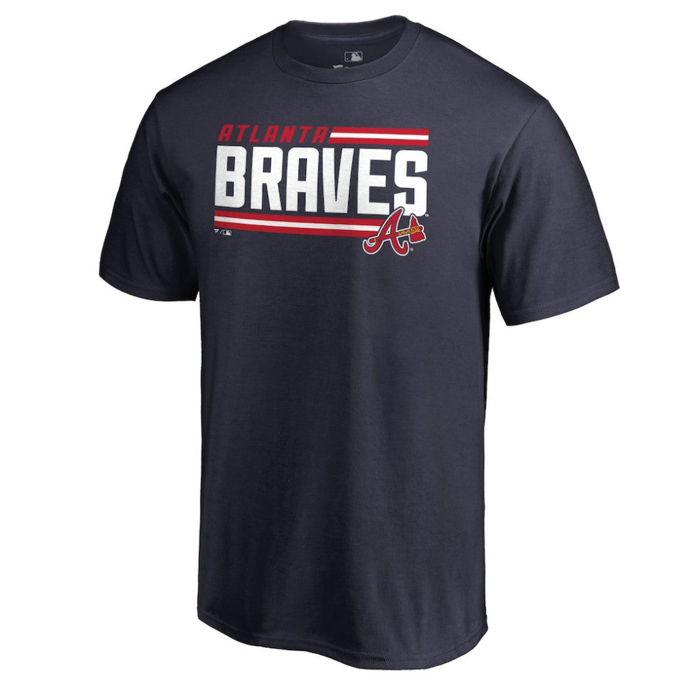 Atlanta Braves Onside Stripe T-Shirt - MLB T-shirts