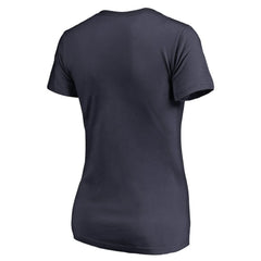 Detroit Tigers Women's Onside Stripe V-Neck T-Shirt - MLB T-shirts