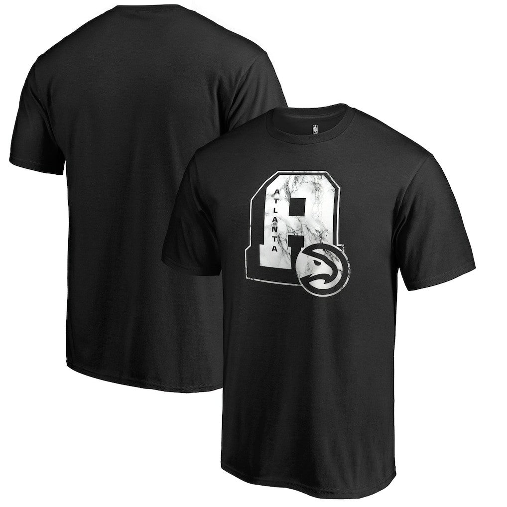 Black Atlanta Hawks Letterman T-Shirt | NBA
