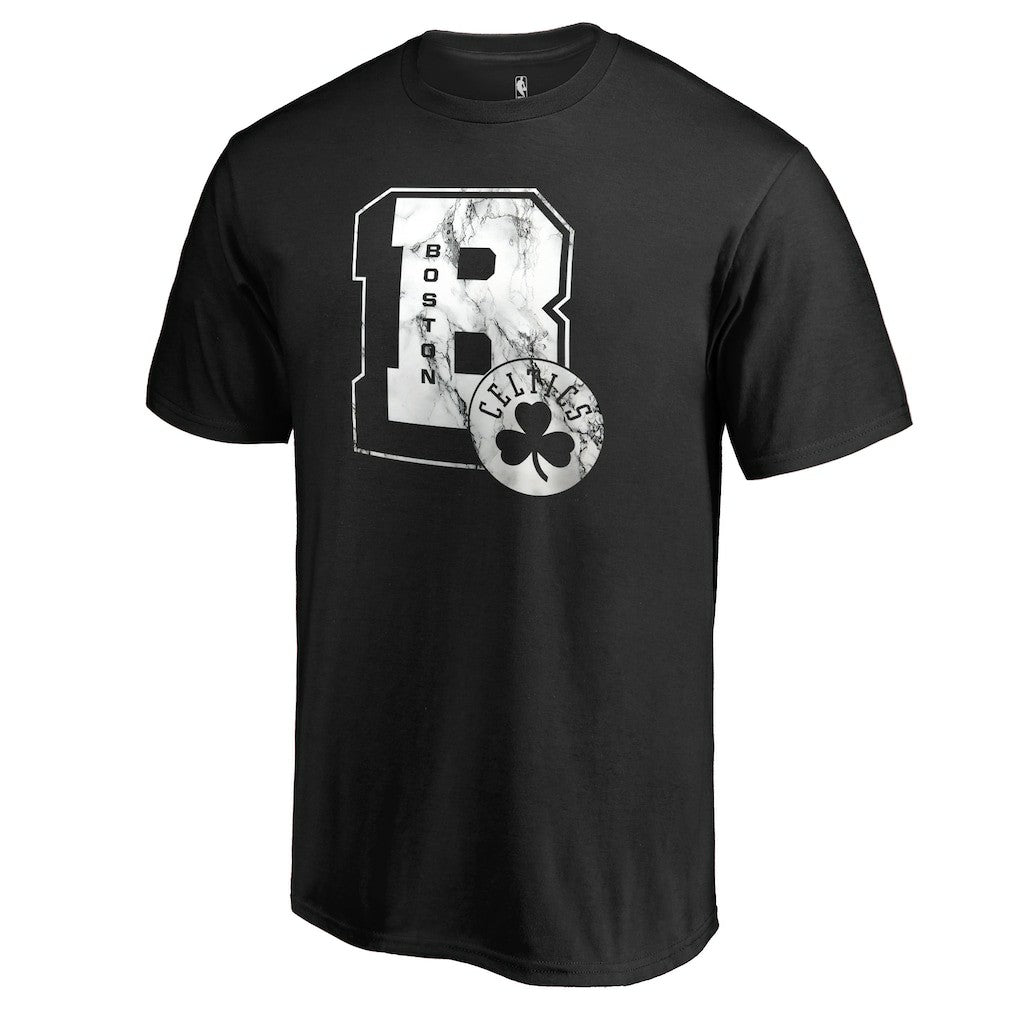 Black Boston Celtics Letterman T-Shirt | NBA