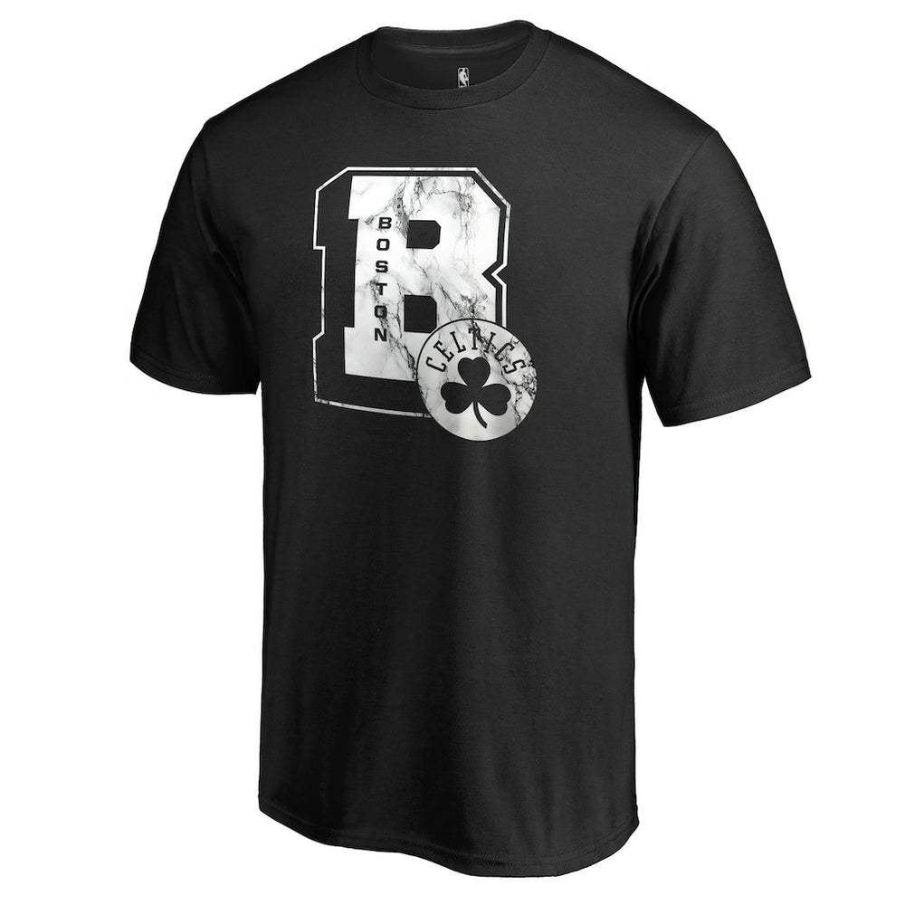 Black Boston Celtics Letterman T-Shirt | NBA