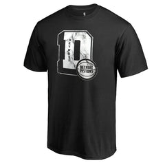 Black Detroit Pistons Letterman T-Shirt sale | NBA