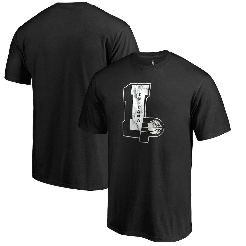 Black Indiana Pacers Letterman T-Shirt | NBA
