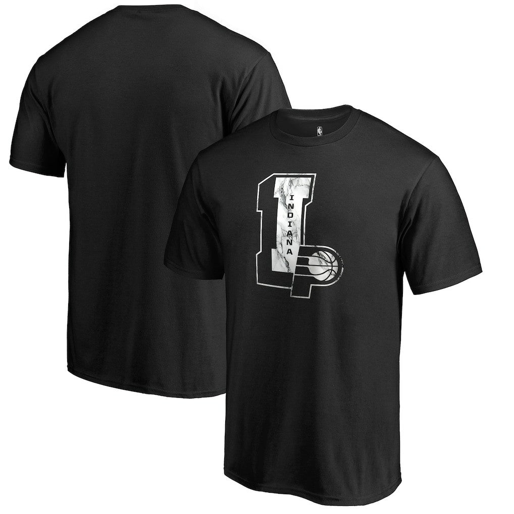 Black Indiana Pacers Letterman T-Shirt | NBA