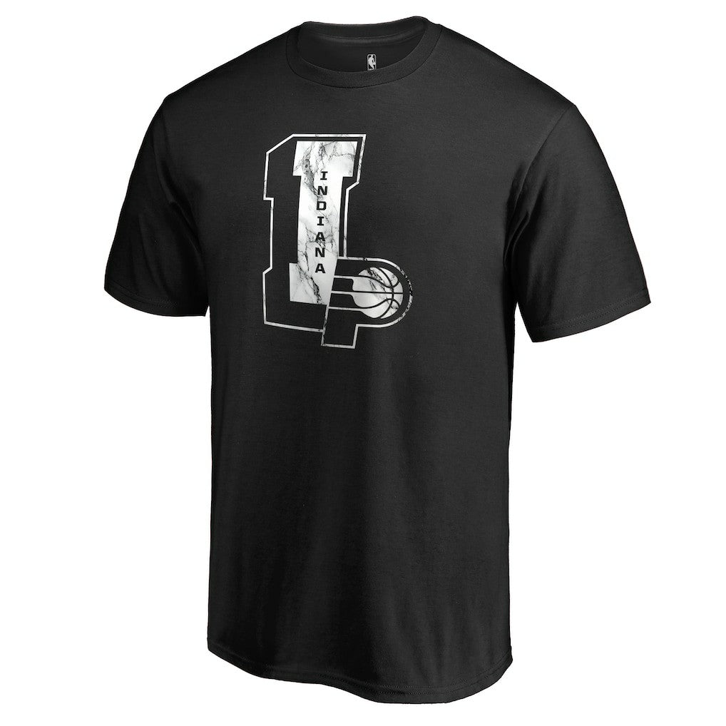 Black Indiana Pacers Letterman T-Shirt | NBA