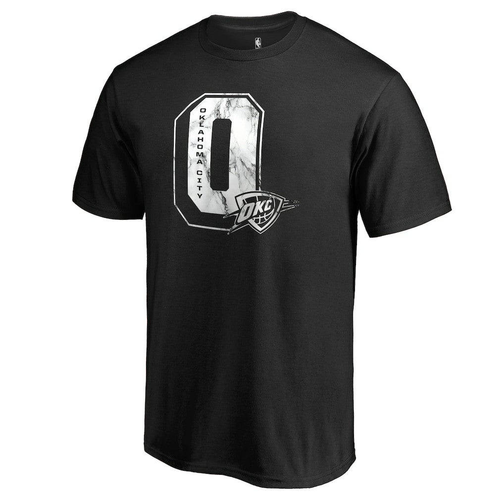 Black Oklahoma City Thunder Letterman T-Shirt | NBA