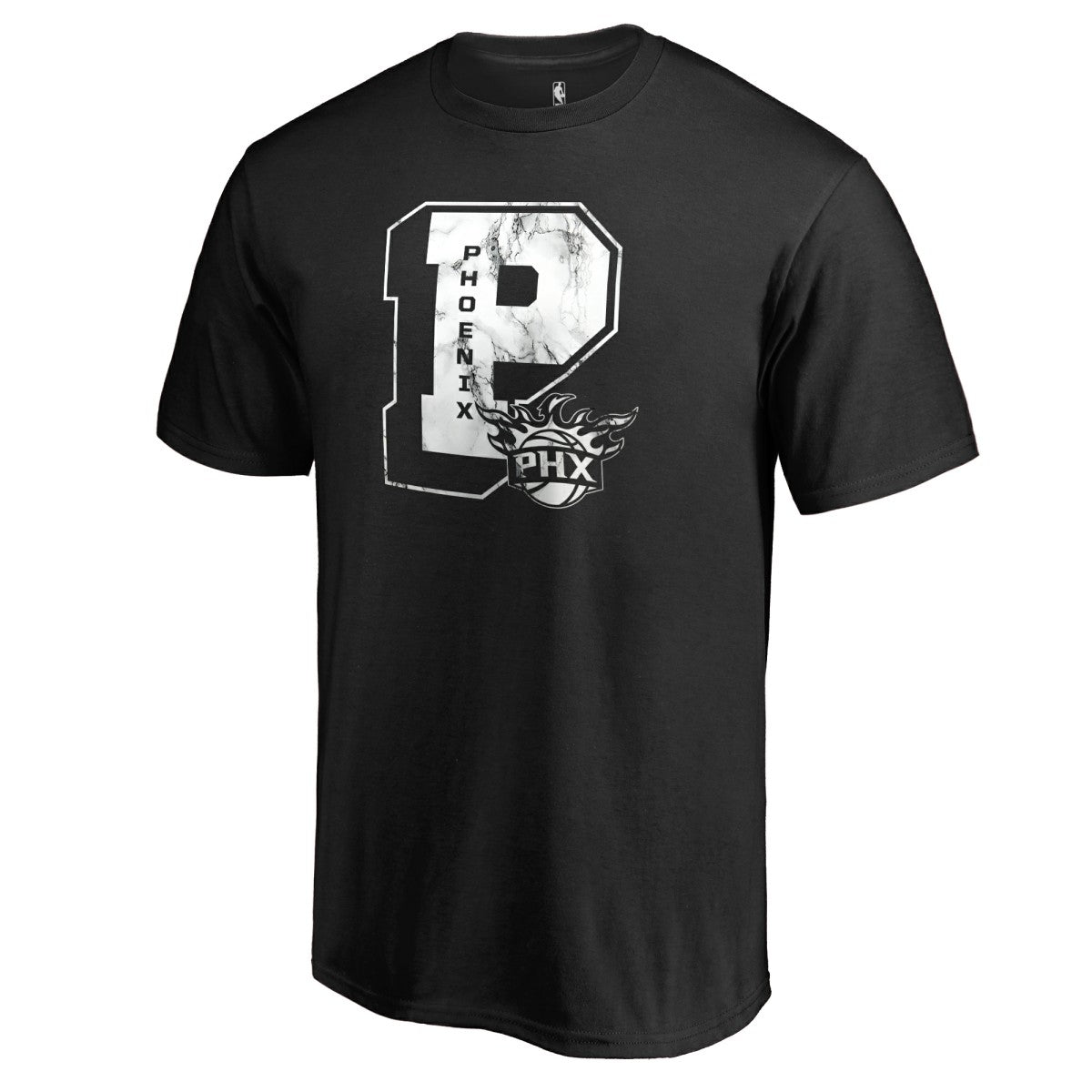 Black Phoenix Suns Letterman T-Shirt | NBA