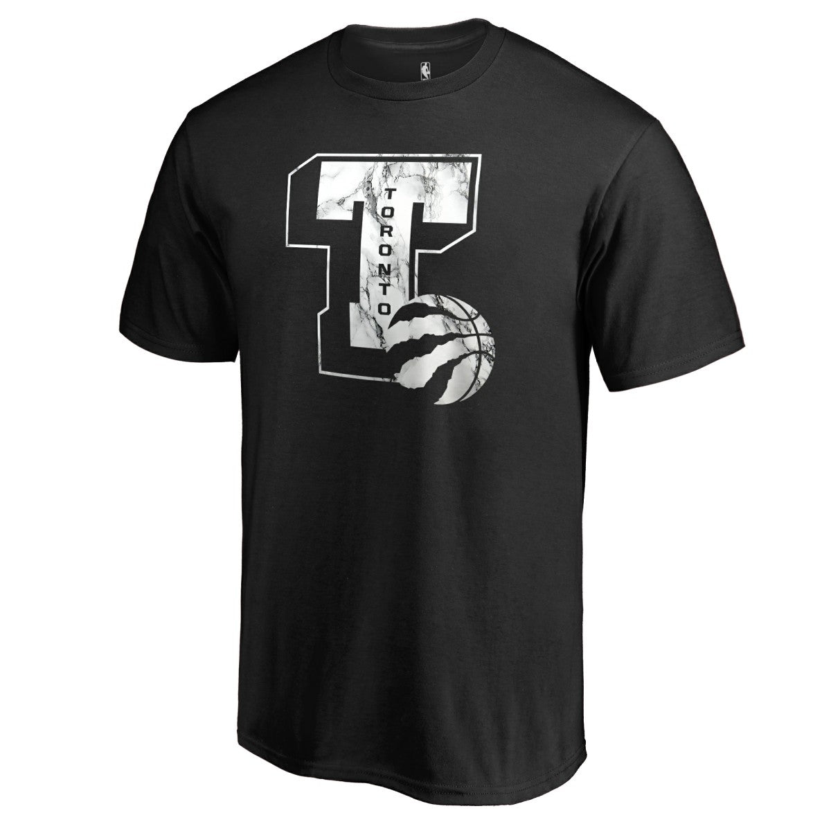 Black Toronto Raptors Letterman T-Shirt | NBA