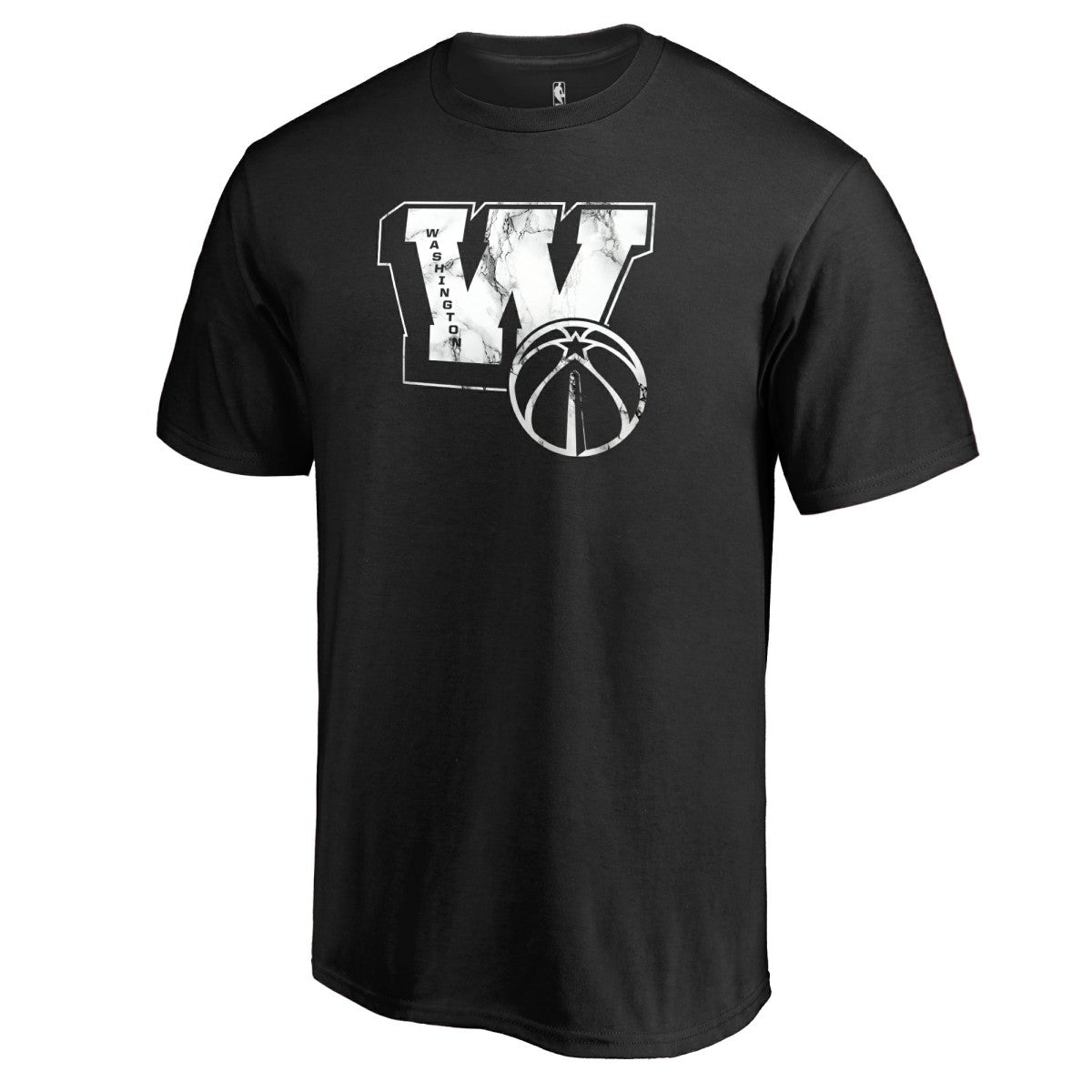 Black Washington Wizards Letterman T-Shirt | NBA