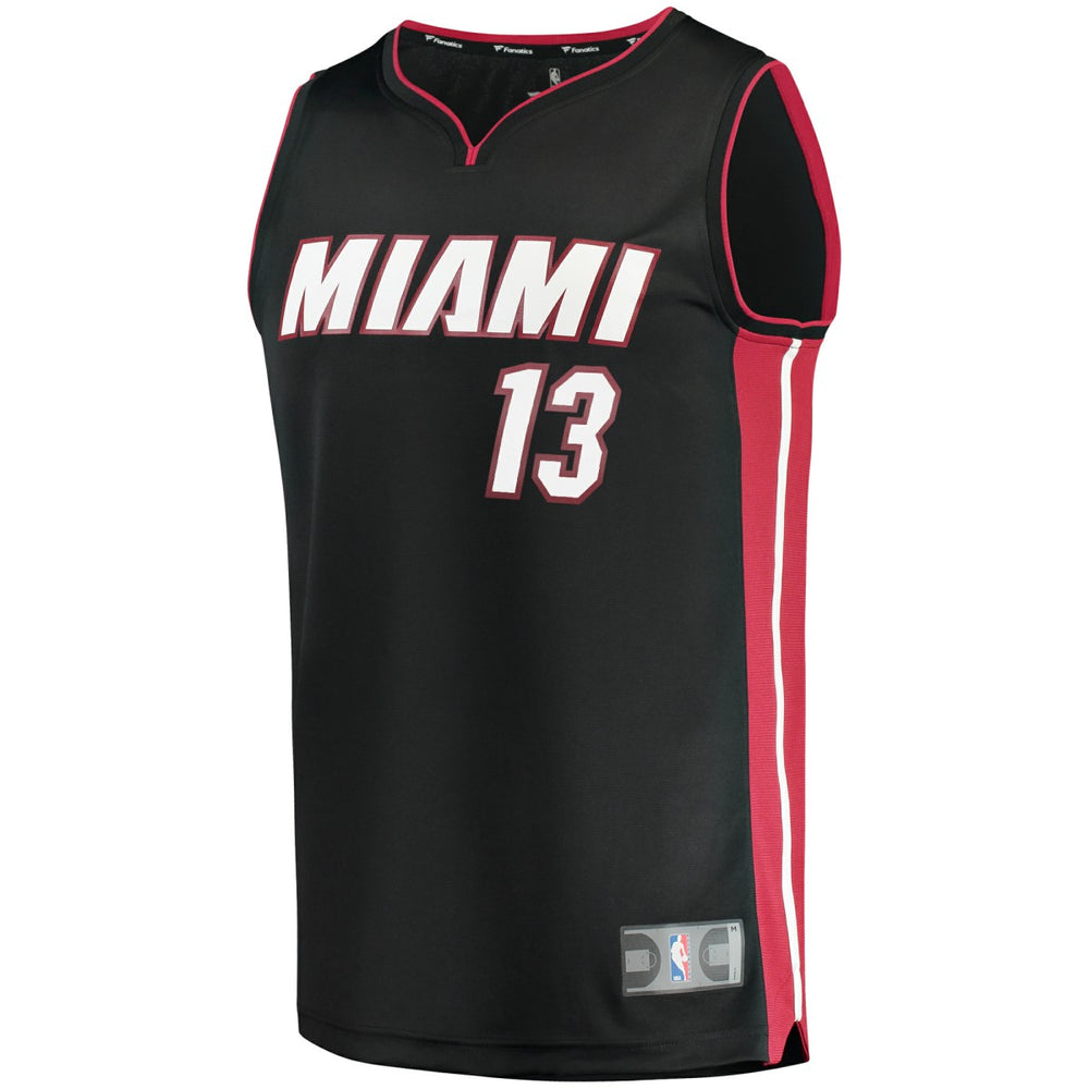 Black Bam Adebayo Miami Heat Fast Break Replica Player Jersey | NBA