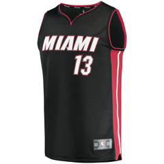 Black Bam Adebayo Miami Heat Fast Break Replica Player Jersey | NBA