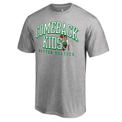 Heathered Gray Boston Celtics Comeback Kids T-Shirt | NBA