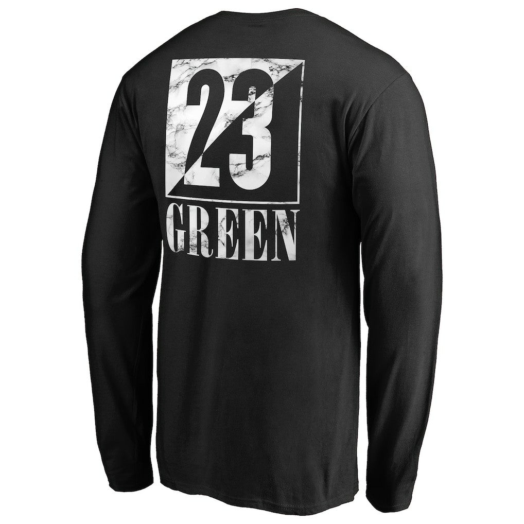 Black Draymond Green Golden State Warriors Yin & Yang Name and Number Long Sleeve T-Shirt sale | NBA