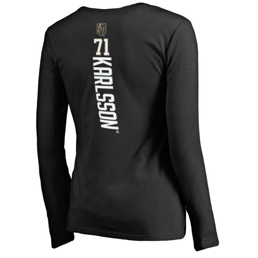 William Karlsson Vegas Golden Knights Women's Backer V-Neck Long Sleeve T-Shirt -  NHL T-shirts